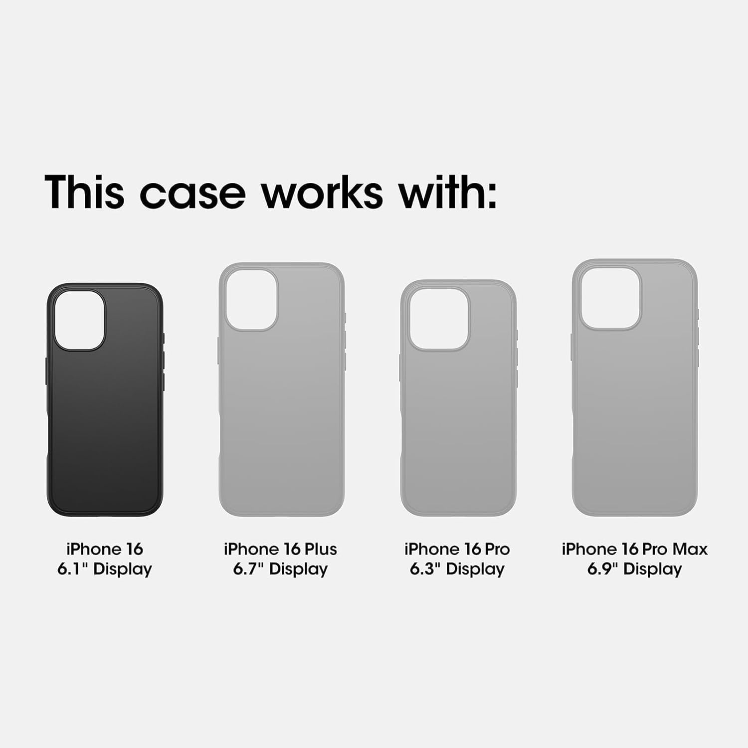 iPhone 16 - Ultra-Slim - Raised Edges Protect Camera & Screen - Non-Retail Packaging - Image 2